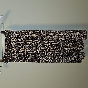 Leopard print skirt